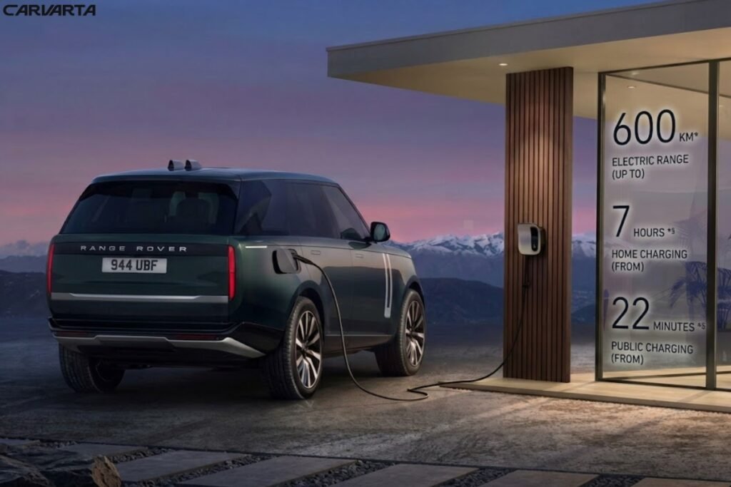 range rover electric charging